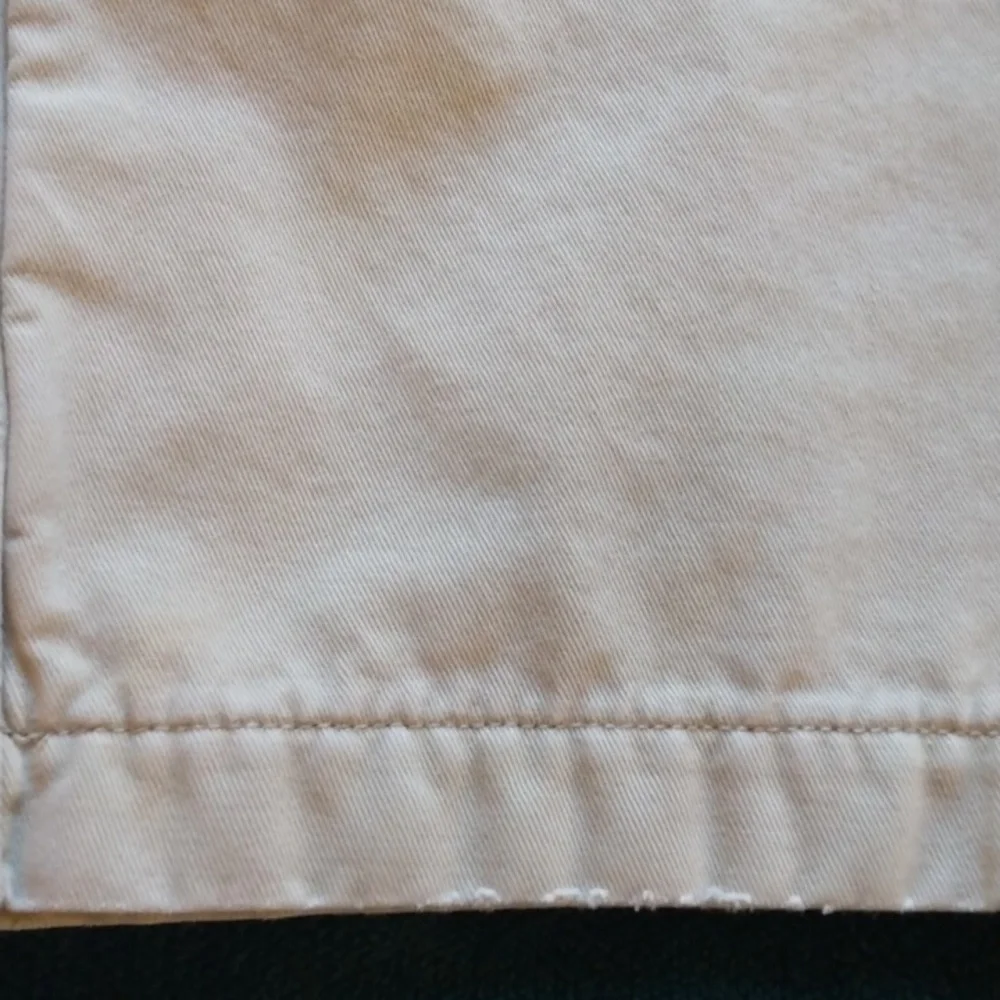 Eddie Bauer Tan/Khaki Cotton Flannel Lined Pants 34 - 30.5